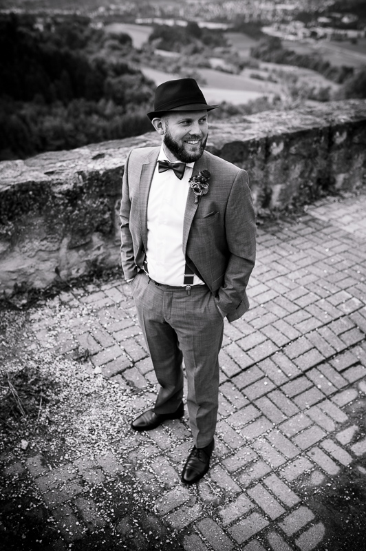 Hochzeitsfotograf und Brautpaar in Rudersberg